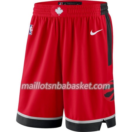 Toronto Raptors Homme Shorts Rouge 2018-19 Nike Swingman